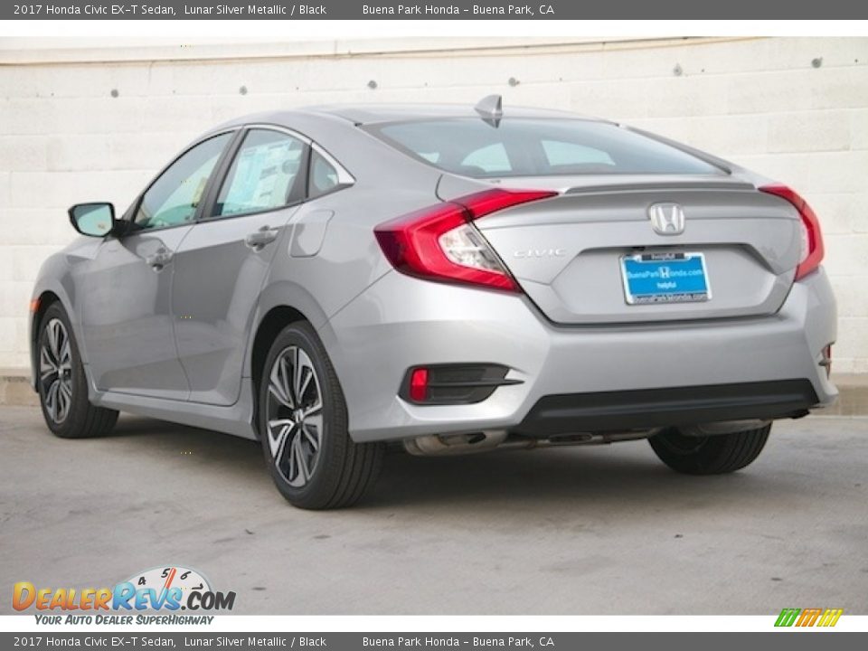 2017 Honda Civic EX-T Sedan Lunar Silver Metallic / Black Photo #2