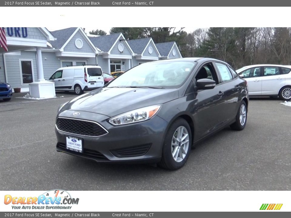 2017 Ford Focus SE Sedan Magnetic / Charcoal Black Photo #3
