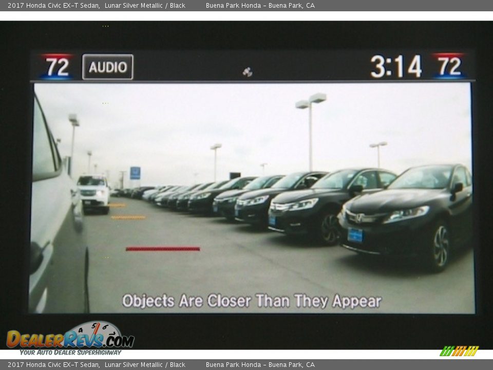 2017 Honda Civic EX-T Sedan Lunar Silver Metallic / Black Photo #6