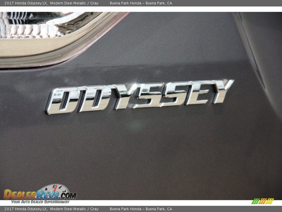 2017 Honda Odyssey LX Modern Steel Metallic / Gray Photo #3