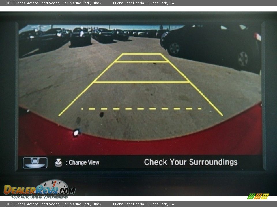 2017 Honda Accord Sport Sedan San Marino Red / Black Photo #6