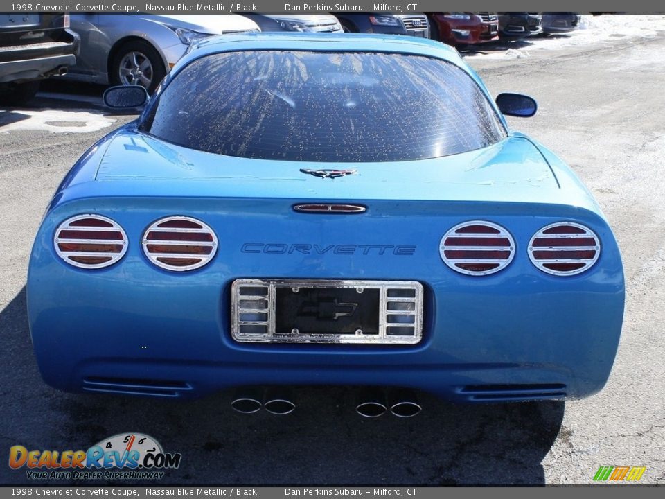 1998 Chevrolet Corvette Coupe Nassau Blue Metallic / Black Photo #6