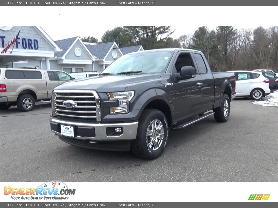 2017 Ford F150 XLT SuperCab 4x4 Magnetic / Earth Gray Photo #3