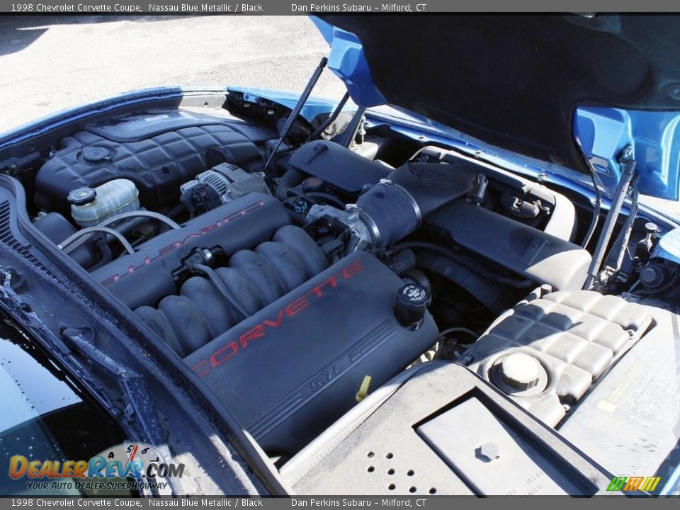 1998 Chevrolet Corvette Coupe Nassau Blue Metallic / Black Photo #15