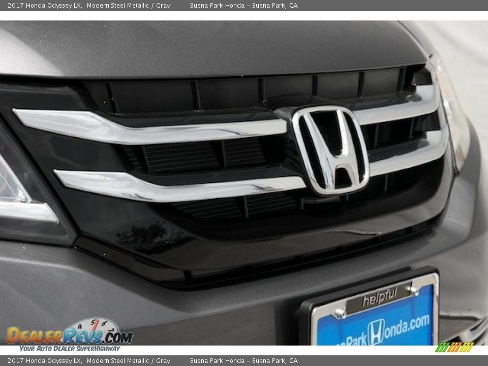 2017 Honda Odyssey LX Modern Steel Metallic / Gray Photo #6