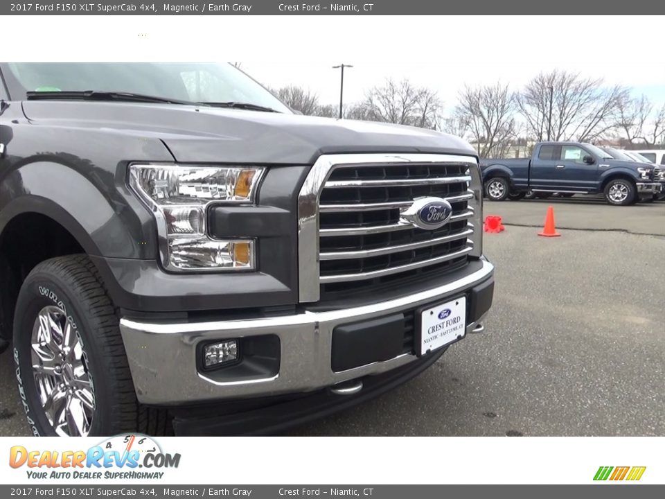 2017 Ford F150 XLT SuperCab 4x4 Magnetic / Earth Gray Photo #27