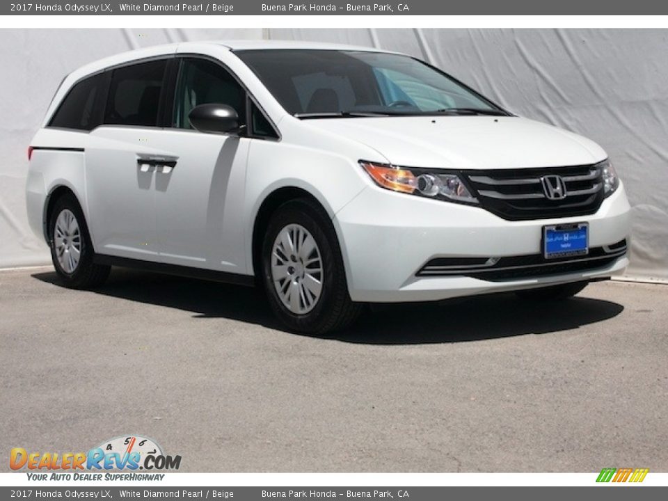 2017 Honda Odyssey LX White Diamond Pearl / Beige Photo #1