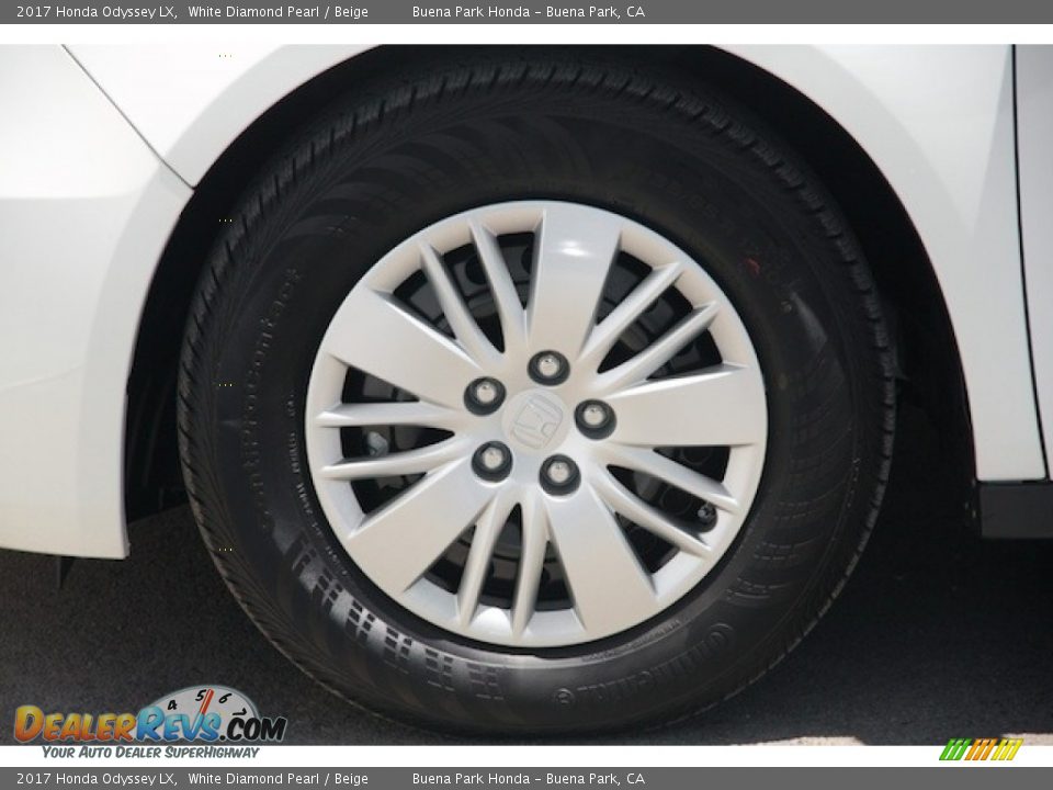 2017 Honda Odyssey LX White Diamond Pearl / Beige Photo #6