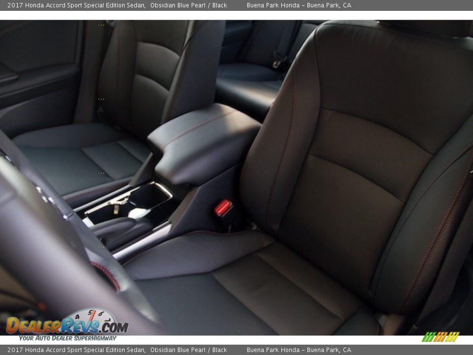 2017 Honda Accord Sport Special Edition Sedan Obsidian Blue Pearl / Black Photo #9
