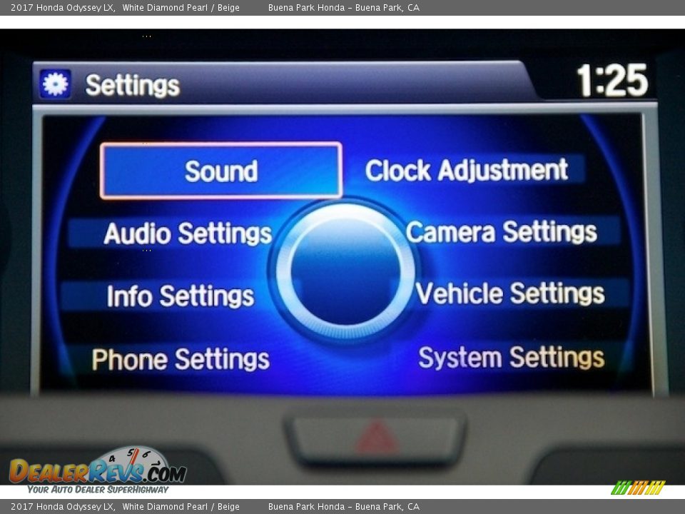 2017 Honda Odyssey LX White Diamond Pearl / Beige Photo #19