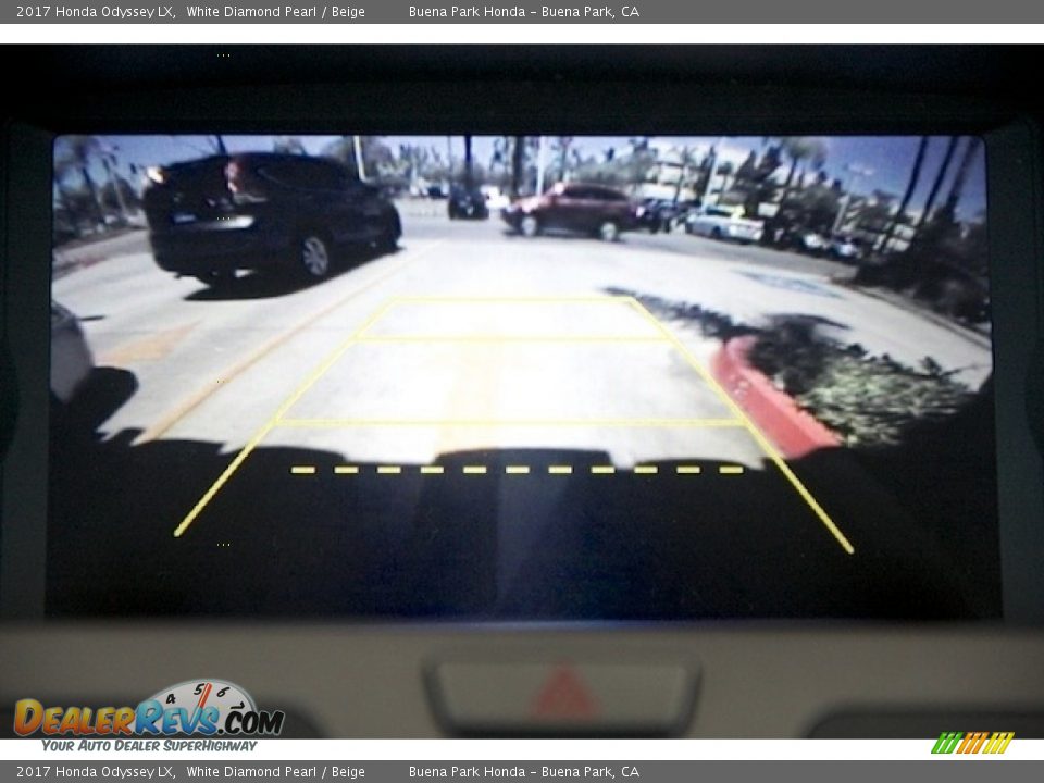 2017 Honda Odyssey LX White Diamond Pearl / Beige Photo #20