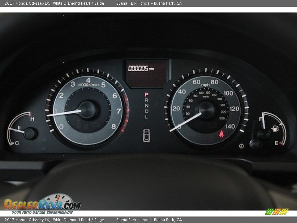 2017 Honda Odyssey LX White Diamond Pearl / Beige Photo #21