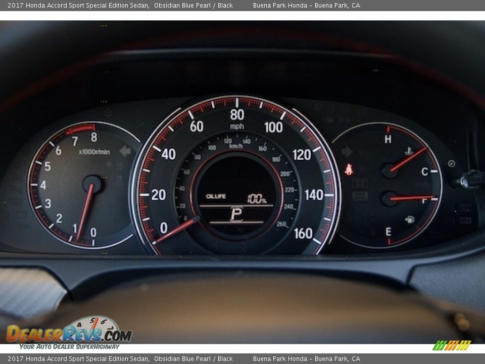 2017 Honda Accord Sport Special Edition Sedan Obsidian Blue Pearl / Black Photo #14