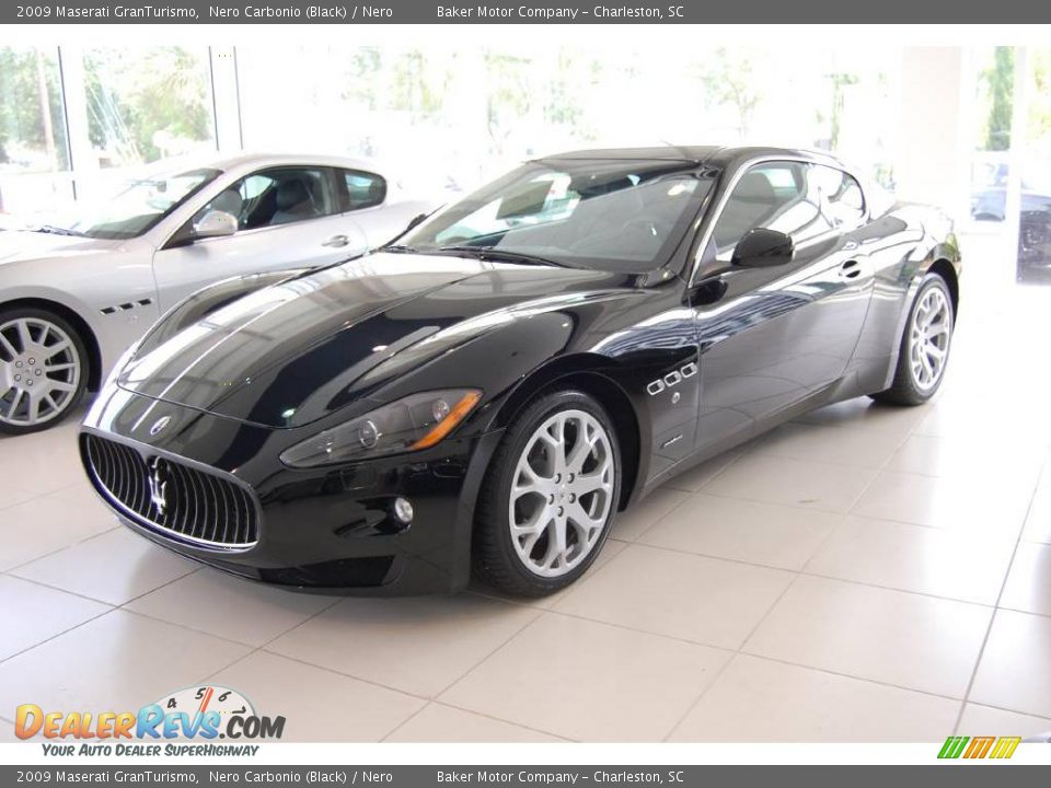 2009 Maserati GranTurismo Nero Carbonio (Black) / Nero Photo #2
