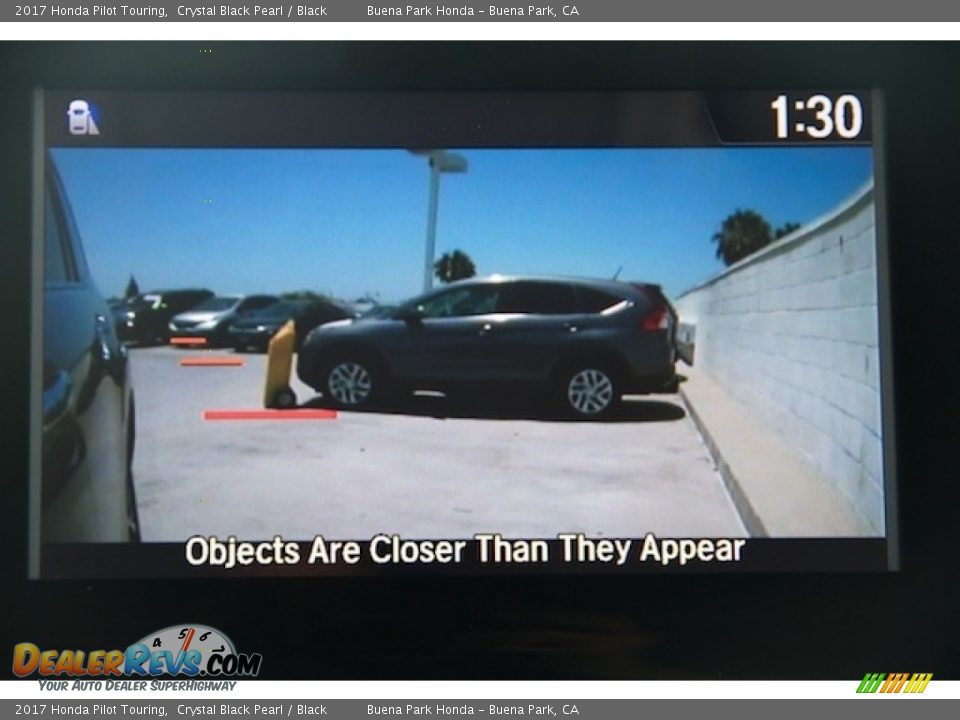 2017 Honda Pilot Touring Crystal Black Pearl / Black Photo #7
