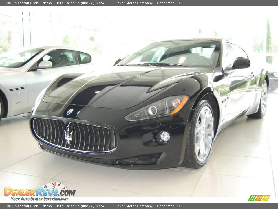 2009 Maserati GranTurismo Nero Carbonio (Black) / Nero Photo #12