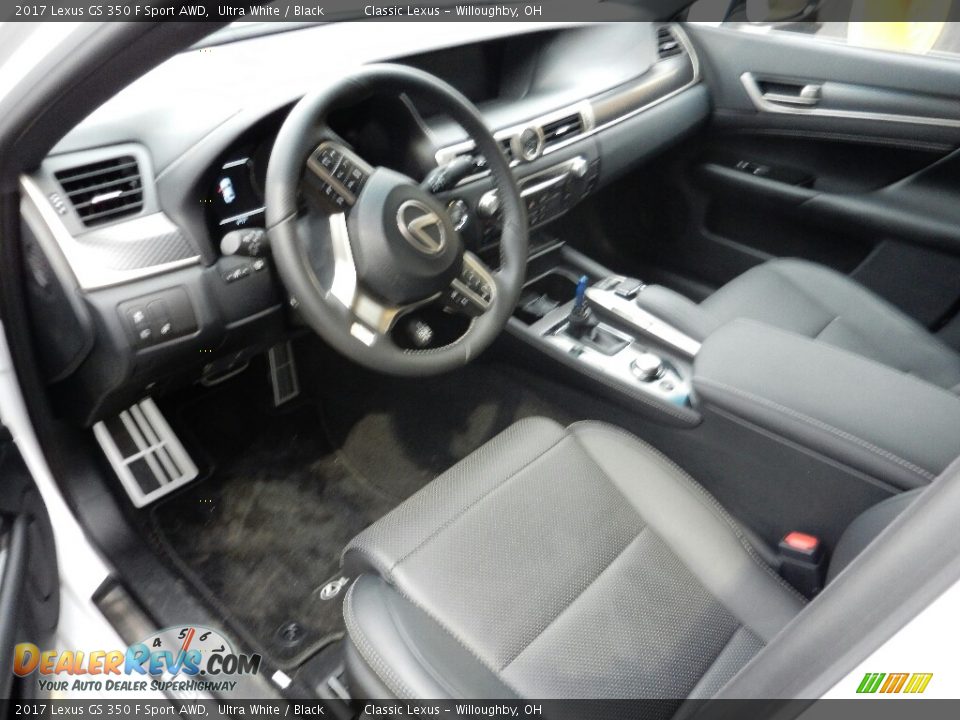 2017 Lexus GS 350 F Sport AWD Ultra White / Black Photo #2