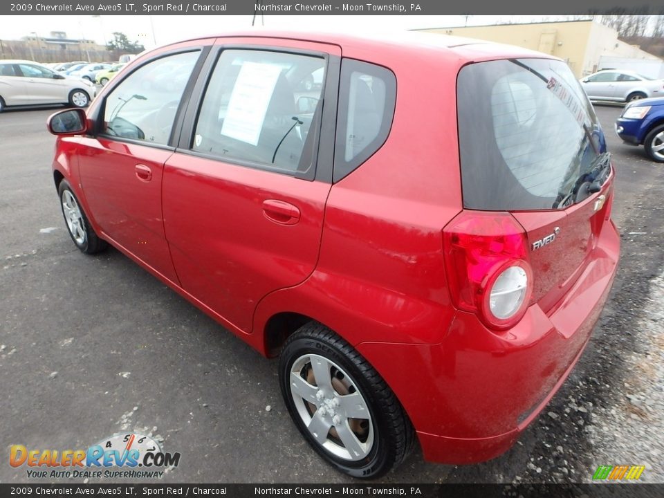 2009 Chevrolet Aveo Aveo5 LT Sport Red / Charcoal Photo #2