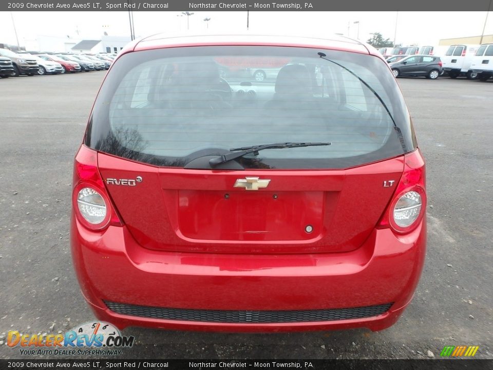 2009 Chevrolet Aveo Aveo5 LT Sport Red / Charcoal Photo #3