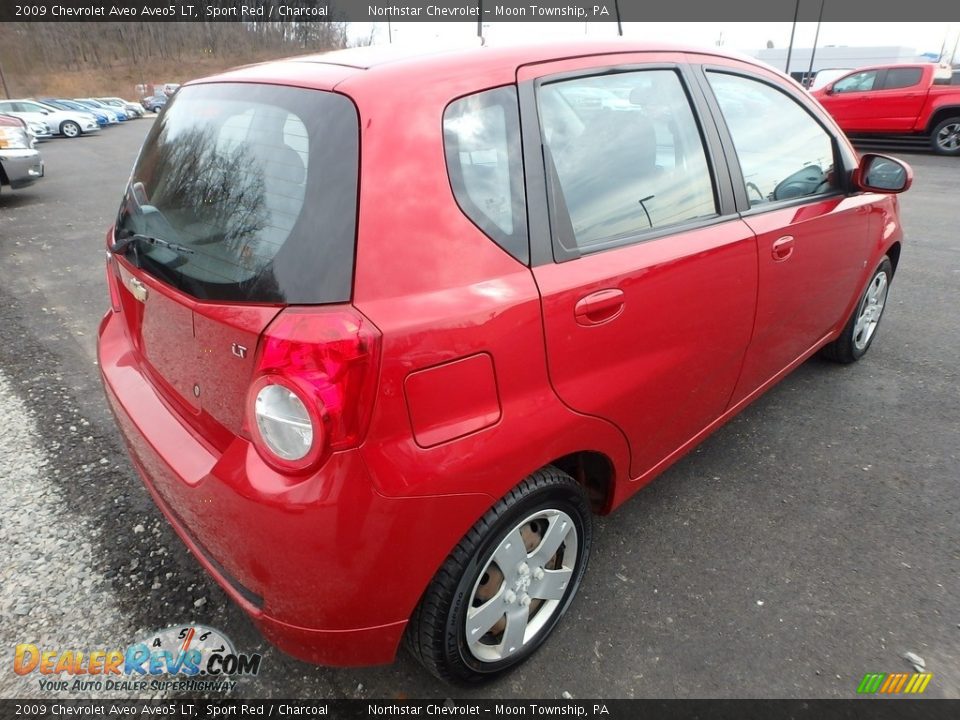 2009 Chevrolet Aveo Aveo5 LT Sport Red / Charcoal Photo #4