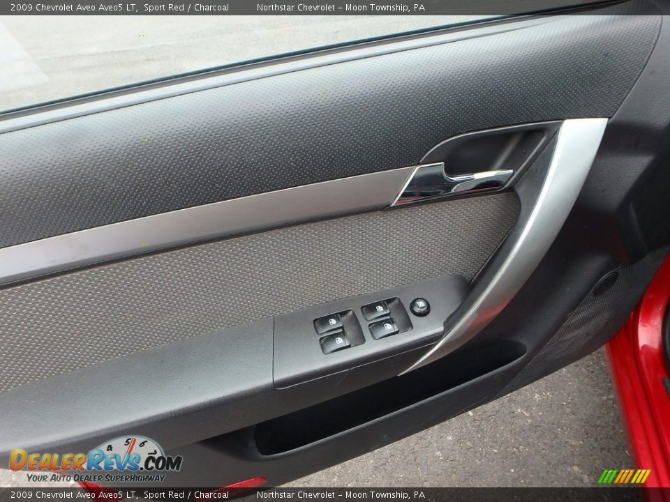 2009 Chevrolet Aveo Aveo5 LT Sport Red / Charcoal Photo #11