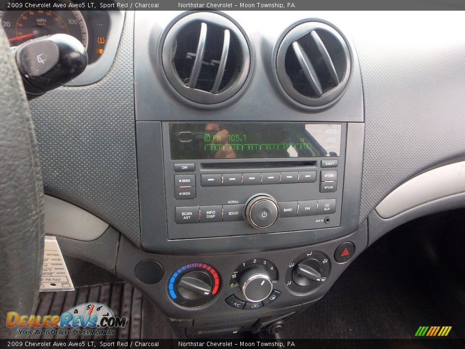 2009 Chevrolet Aveo Aveo5 LT Sport Red / Charcoal Photo #13