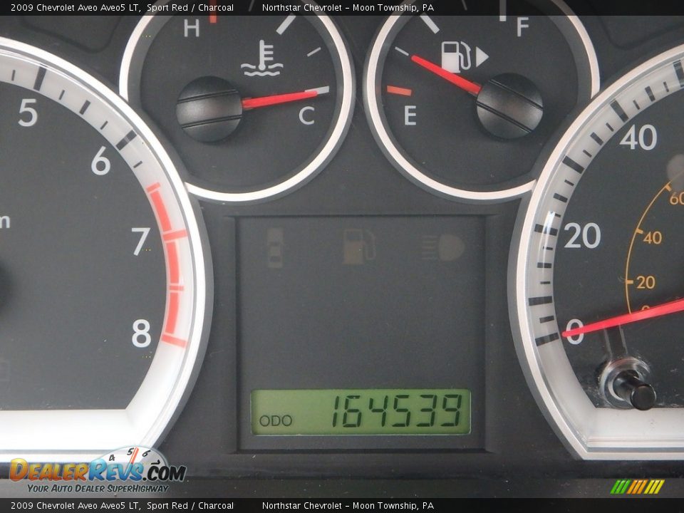 2009 Chevrolet Aveo Aveo5 LT Sport Red / Charcoal Photo #15