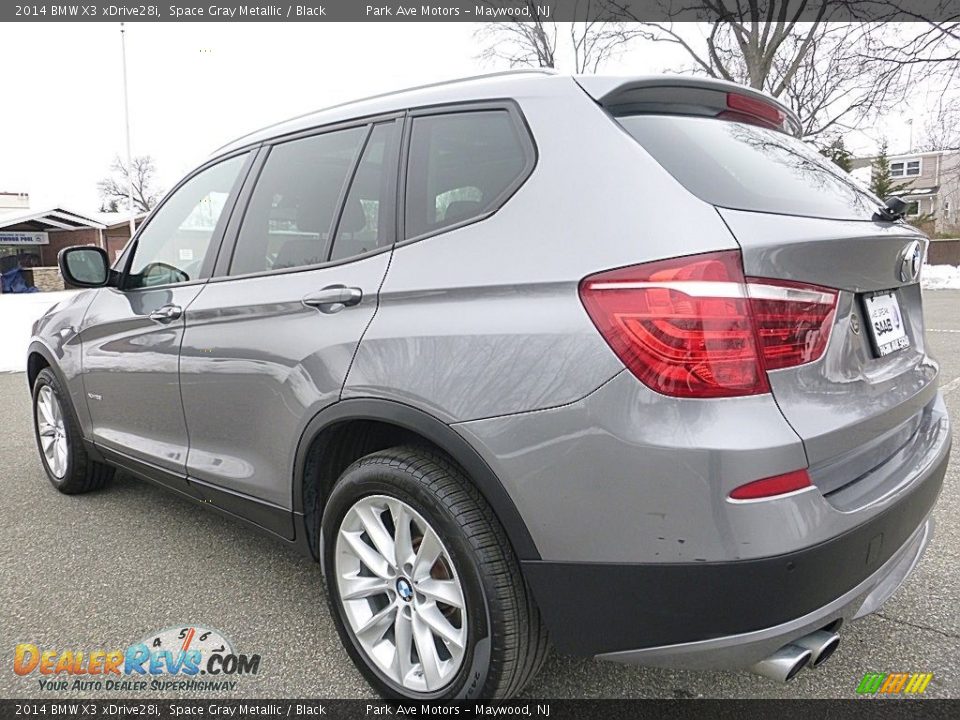 2014 BMW X3 xDrive28i Space Gray Metallic / Black Photo #3