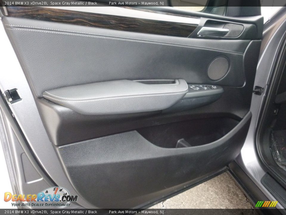 2014 BMW X3 xDrive28i Space Gray Metallic / Black Photo #10