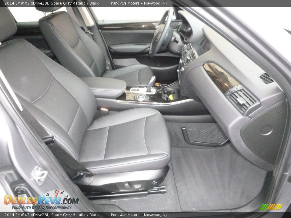2014 BMW X3 xDrive28i Space Gray Metallic / Black Photo #20
