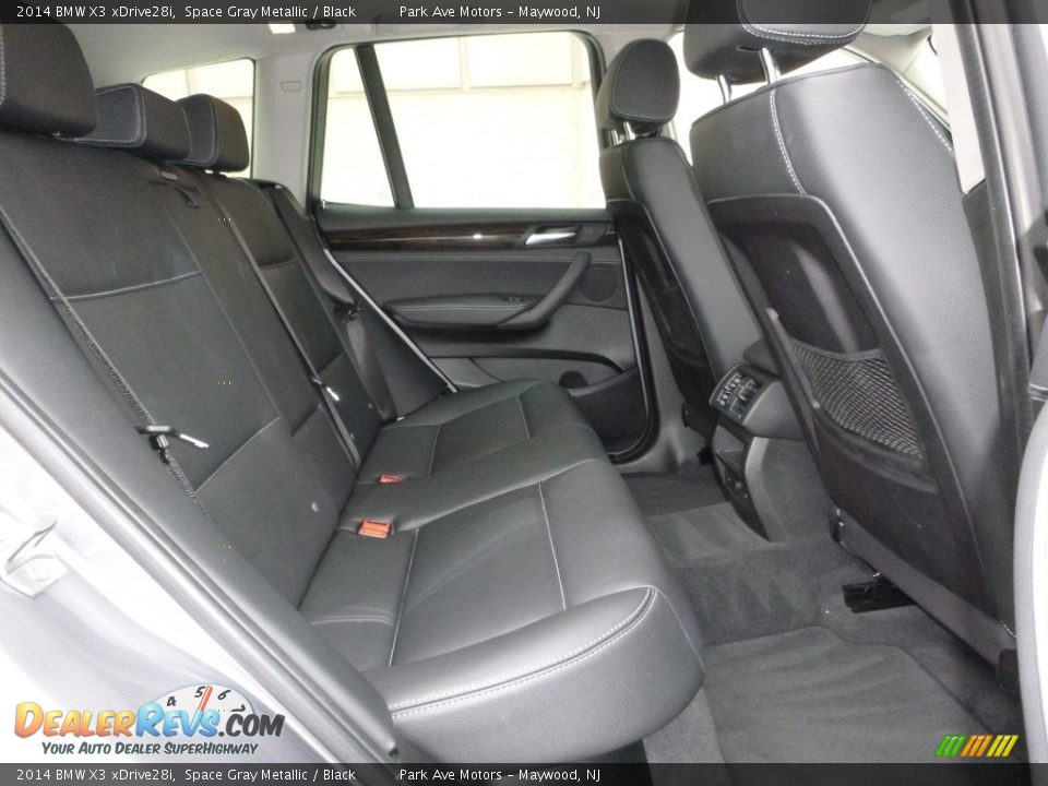 2014 BMW X3 xDrive28i Space Gray Metallic / Black Photo #25
