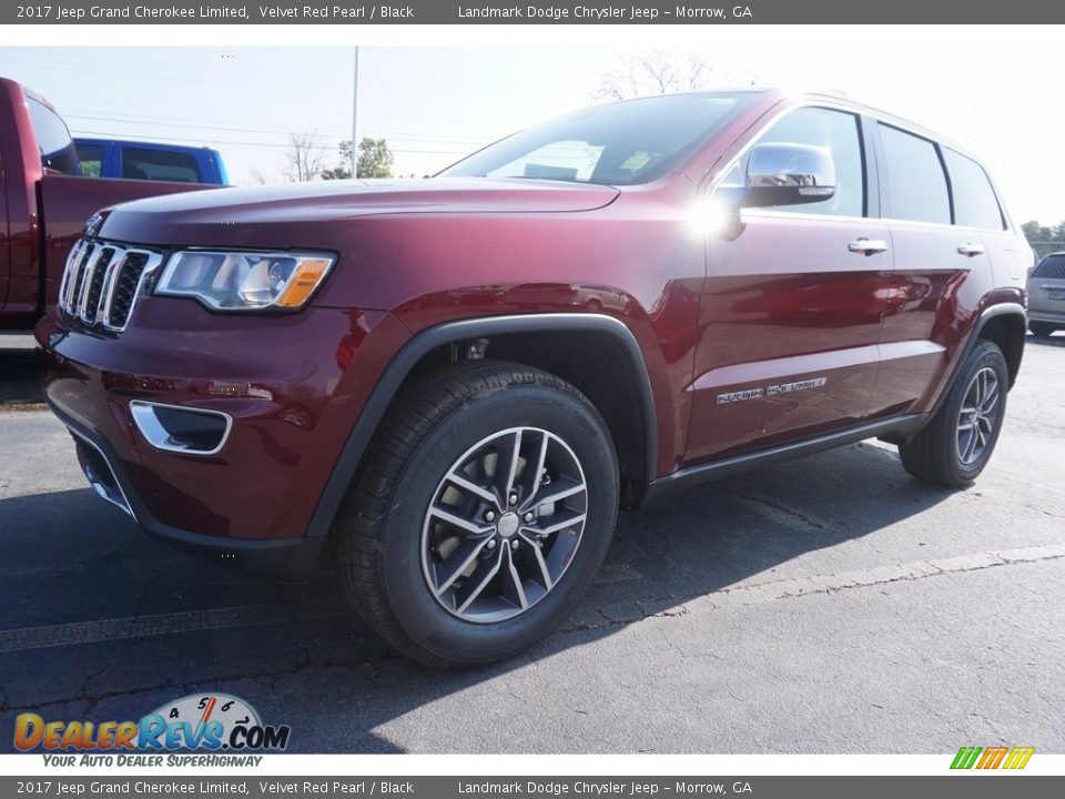 2017 Jeep Grand Cherokee Limited Velvet Red Pearl / Black Photo #1
