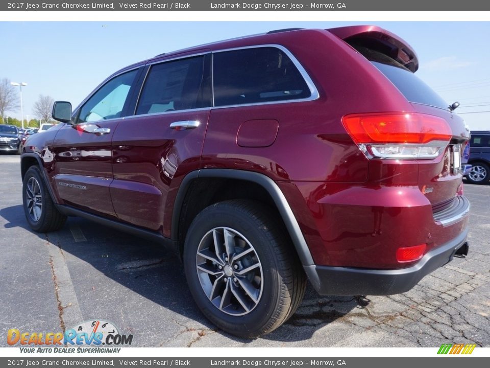 2017 Jeep Grand Cherokee Limited Velvet Red Pearl / Black Photo #2