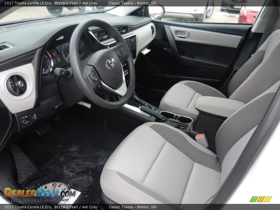 Ash Gray Interior - 2017 Toyota Corolla LE Eco Photo #3