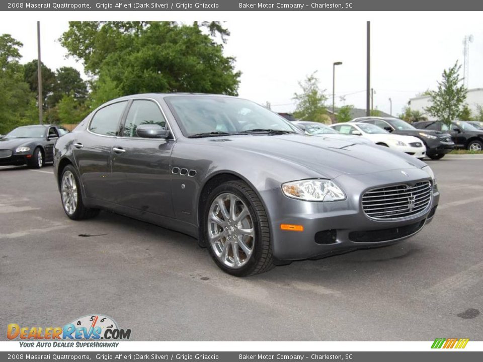 2008 Maserati Quattroporte Grigio Alfieri (Dark Silver) / Grigio Ghiaccio Photo #1