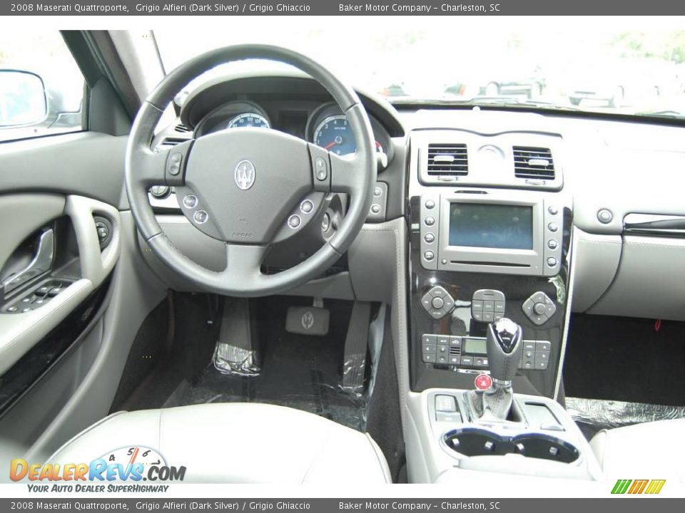 2008 Maserati Quattroporte Grigio Alfieri (Dark Silver) / Grigio Ghiaccio Photo #3