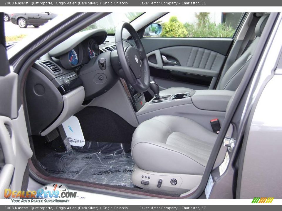 2008 Maserati Quattroporte Grigio Alfieri (Dark Silver) / Grigio Ghiaccio Photo #5