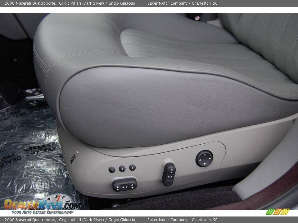 2008 Maserati Quattroporte Grigio Alfieri (Dark Silver) / Grigio Ghiaccio Photo #6