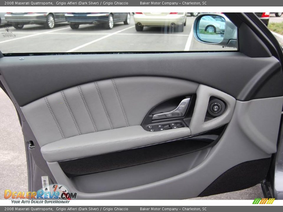 2008 Maserati Quattroporte Grigio Alfieri (Dark Silver) / Grigio Ghiaccio Photo #7
