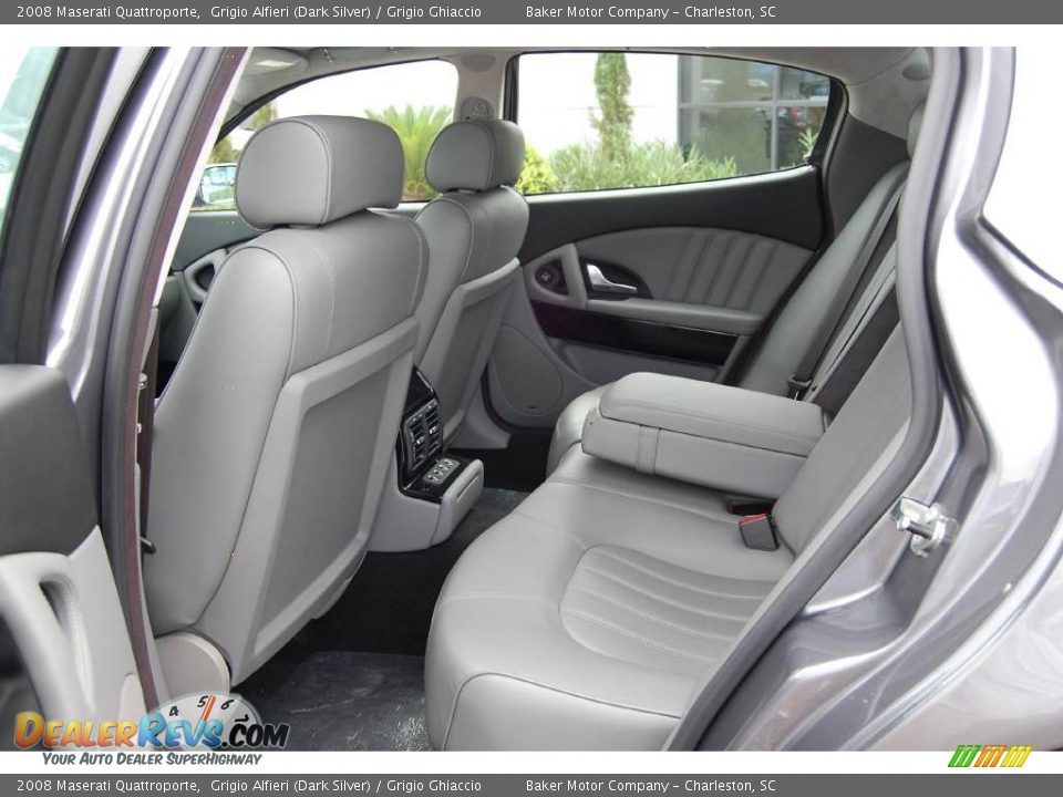 2008 Maserati Quattroporte Grigio Alfieri (Dark Silver) / Grigio Ghiaccio Photo #8