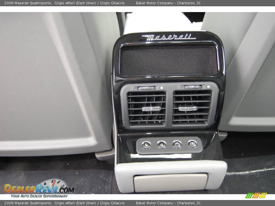 2008 Maserati Quattroporte Grigio Alfieri (Dark Silver) / Grigio Ghiaccio Photo #9