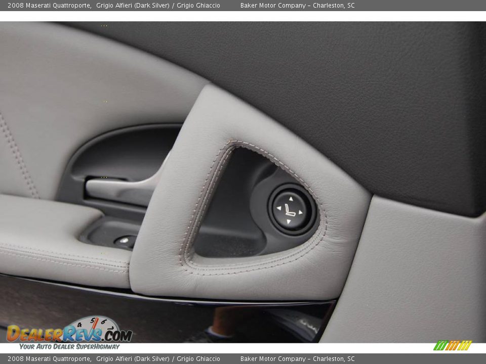 2008 Maserati Quattroporte Grigio Alfieri (Dark Silver) / Grigio Ghiaccio Photo #10