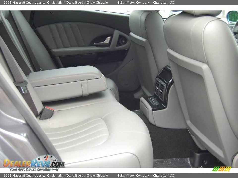 2008 Maserati Quattroporte Grigio Alfieri (Dark Silver) / Grigio Ghiaccio Photo #12