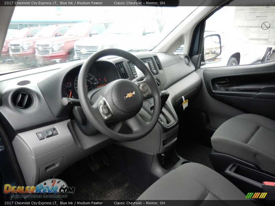 Medium Pewter Interior - 2017 Chevrolet City Express LT Photo #7