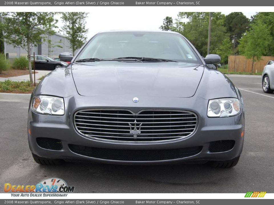 2008 Maserati Quattroporte Grigio Alfieri (Dark Silver) / Grigio Ghiaccio Photo #15
