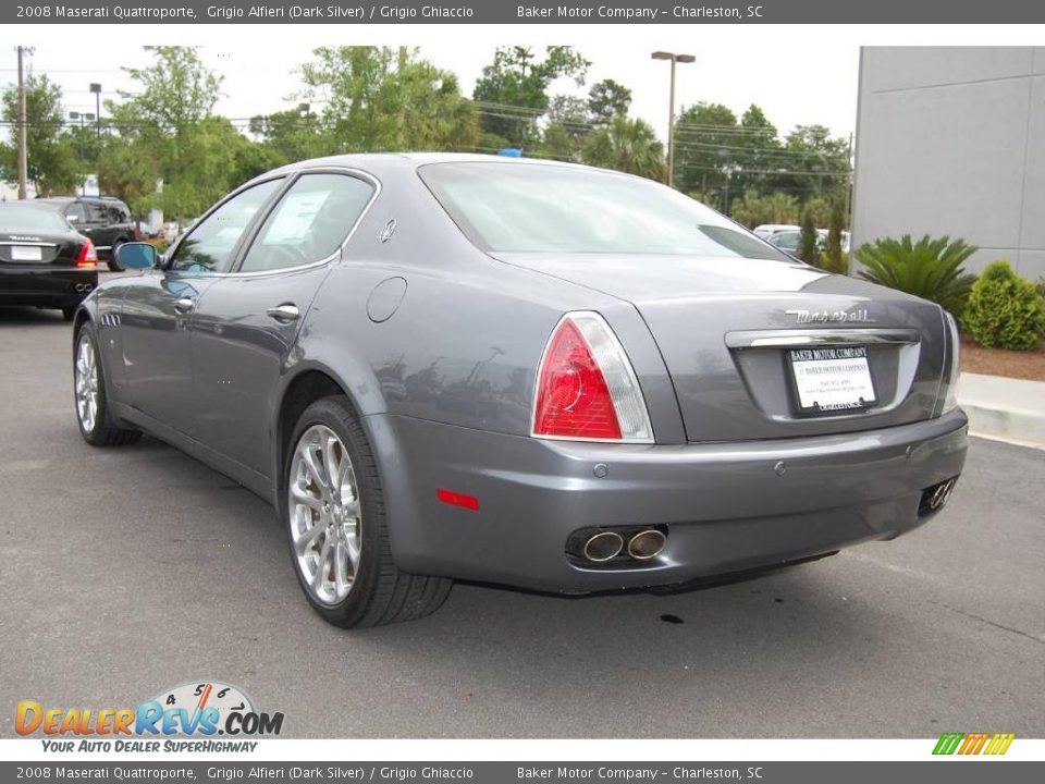 2008 Maserati Quattroporte Grigio Alfieri (Dark Silver) / Grigio Ghiaccio Photo #19