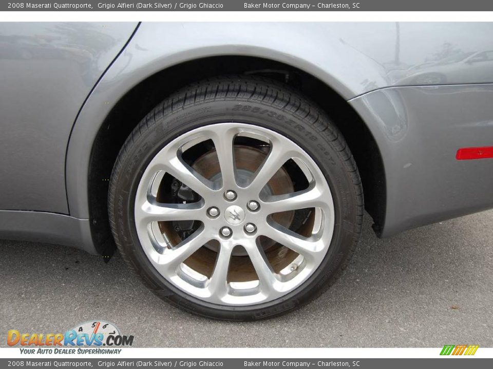 2008 Maserati Quattroporte Grigio Alfieri (Dark Silver) / Grigio Ghiaccio Photo #20