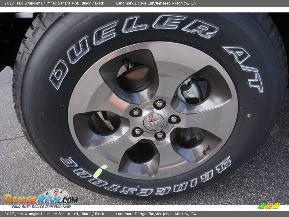 2017 Jeep Wrangler Unlimited Sahara 4x4 Black / Black Photo #6