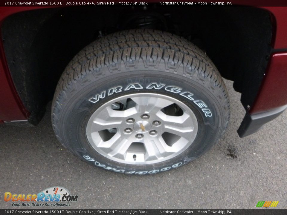 2017 Chevrolet Silverado 1500 LT Double Cab 4x4 Siren Red Tintcoat / Jet Black Photo #9