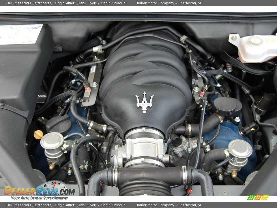 2008 Maserati Quattroporte Grigio Alfieri (Dark Silver) / Grigio Ghiaccio Photo #22